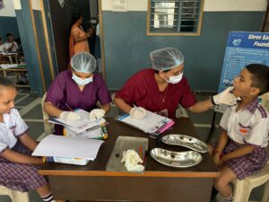 New Shanti Memorial School: Free Dental Check-up Camp